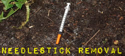 Needlestick Removal